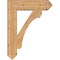 Ekena Millwork Legacy Arts & Crafts Smooth Bracket, Western Red Cedar, 5 1/2"W x 26"D x 34"H BKT06X26X34LEC03SWR - alternate 2